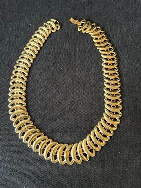 Vintage 1980s Napier  20”Chain Gold Tone Link Necklace